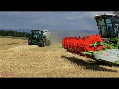 Combining And Baling The Harvest Claas Lexion 760 Combine John Deere