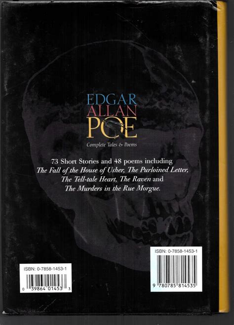 Edgar Allan Poe Hardback Complete Tales And Poems Unread Near Mint Ebay