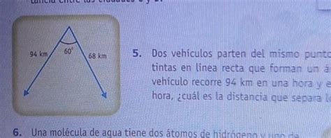 Dos Veh Culos Parten Del Mismo Punto Por Carreteras Distintas En L Nea