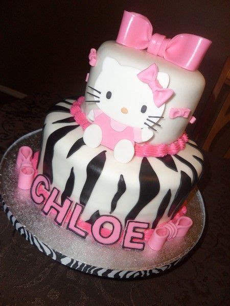 Hello Kitty Amywolcott Hello Kitty Cake Hello Kitty Birthday Cake