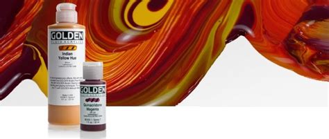 GOLDEN Fluid Acrylics, GOLDEN Fluid Acrylic Paints | Rex Art Supplies