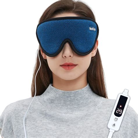 Amazon Wellsync Heated Eye Mask For Dry Eyes Warm Compress For