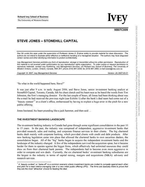 S Mgmt Module Steve Jones Stonehill Capital S W B C