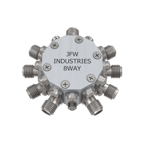 8 Way Resistive Power Divider Combiner DC 6 GHz 50PD 746 SMA JFW