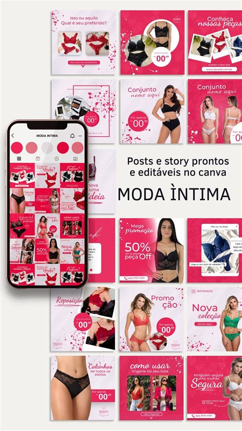 Canva Pack Para Venda De Lingerie Artofit