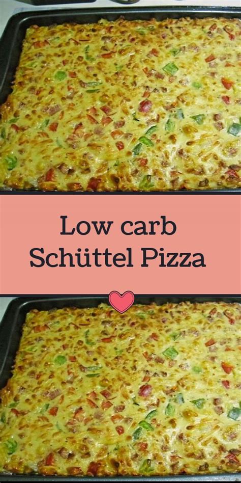 low carb Schüttel Pizza Low carb essen Zubereitung Lecker