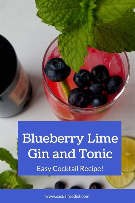 Blueberry Gin And Tonic Recipe