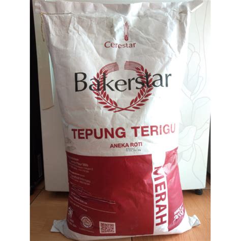 Jual Tepung Terigu Roti BakerStar Merah Repackage 1kg Kota Depok