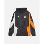 Marseille Jacka Pre Match Woven Anthem Svart Gr Rickie Orange