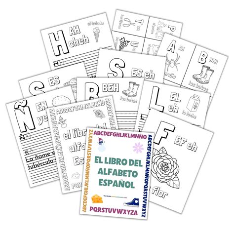 Printable Spanish Alphabet Worksheets (PDF)