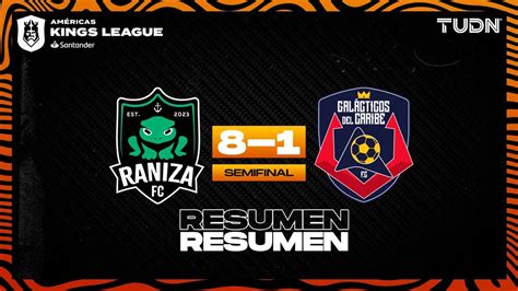 RESUMEN Raniza FC 8 1 Galácticos del Caribe Kings League Américas