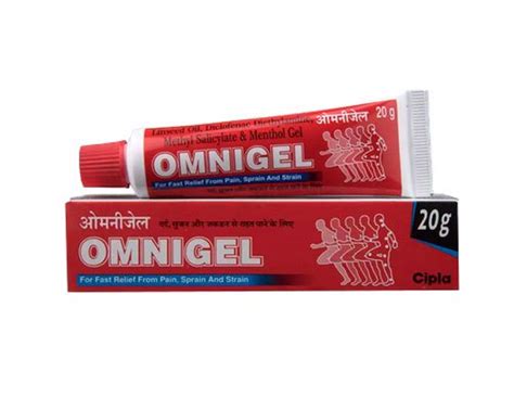 Omnigel Pain Relief Gel 20 gm - Cipla Omnigel Latest Price, Dealers ...
