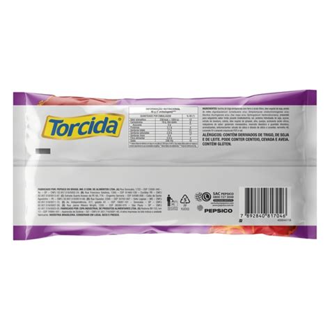 Salgadinho de Trigo Flamin Hot Torcida Pacote 45g Supermercado Moreirão