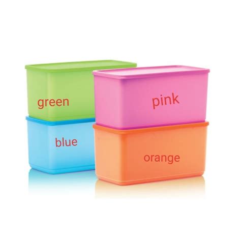 Tupperware Food Container Double Pak N Stor 3liter Each Shopee