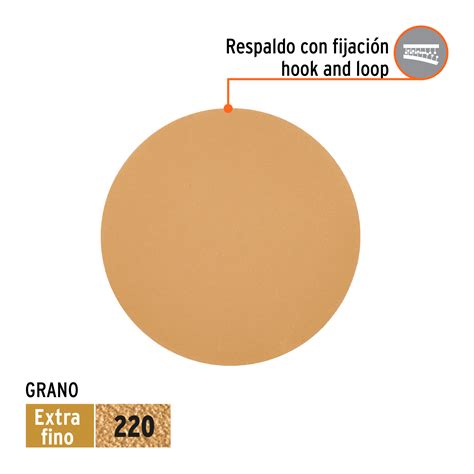 Ficha Tecnica Caja 5 Discos De Lija P Madera 6 Grano 220 Velcro S Perf