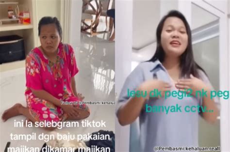 Viral Art Pakai Baju Majikan Tanpa Izin Untuk Konten Tiktok Netizen