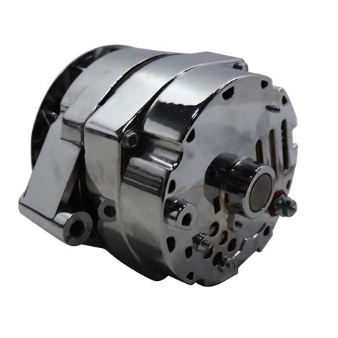 King Chrome Gm One Wire Alternator 100 Amp