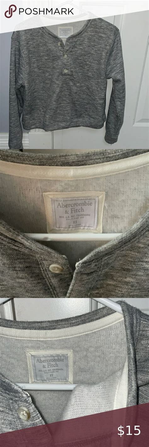 Abercrombie Fitch Fleece Henley Abercrombie Fitch Henley Fleece