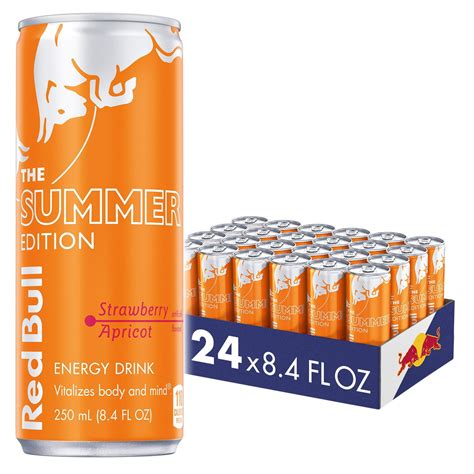 Buy Red Bull Summer Edition Strawberry Apricot 84oz 24 Pack Online At Lowest Price In Ubuy