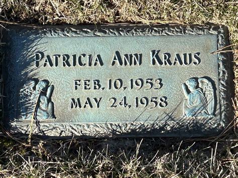 Patricia Ann Kraus Find A Grave Memorial