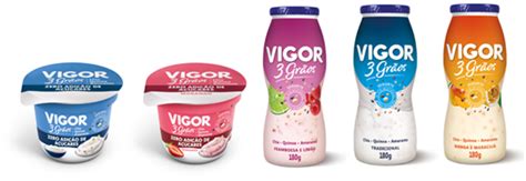 Vigor Amplia Linha Vigor 3 Grãos Com Opções Zero Adição De Açúcares E