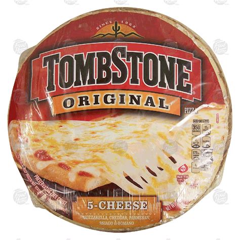 Tombstone Original 5 Cheese Pizza Mozzarella Cheddar Parmesa198 Oz