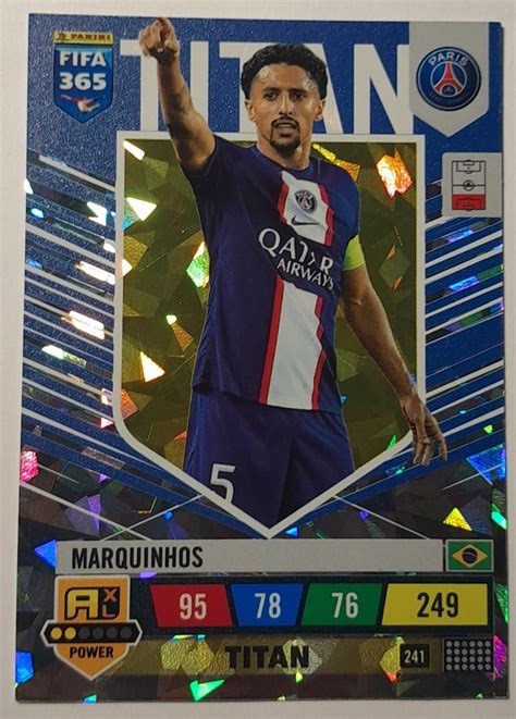 PANINI FIFA 365 2023 TITAN MARQUINHOS PSG NR 241 Gdańsk Kup teraz