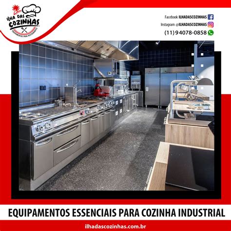 Equipamentos Essenciais Para Cozinha Industrial Ilha Das Cozinhas