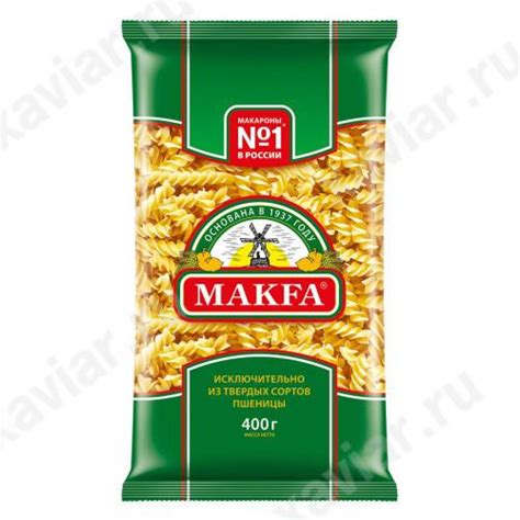Макароны Макфа Спирали, 400 гр. купить оптом в Москве | Интернет ...