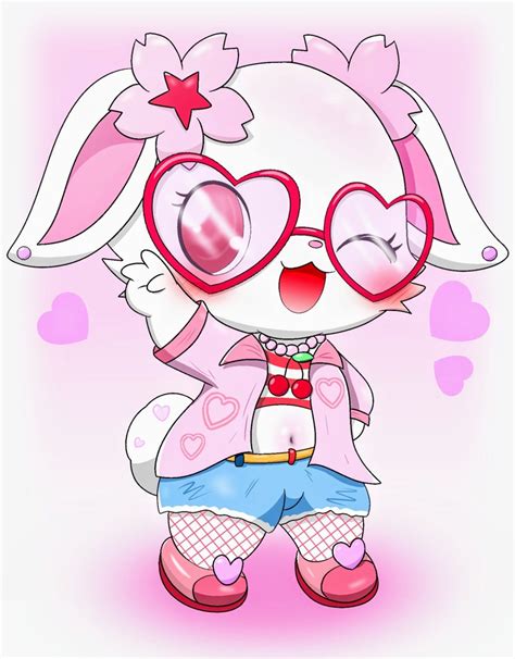 Safe Artist Applebloom Love Ruby Jewelpet Lagomorph