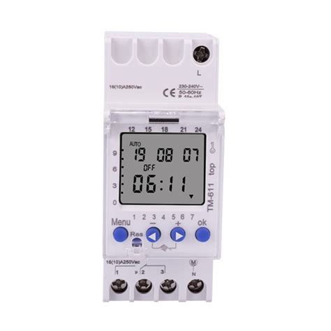 Buy Tm Din Rail Timer Channel Days Hrs Programmable