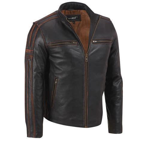 Black Rivet Antique Leather Cycle Jacket Best Leather Jackets