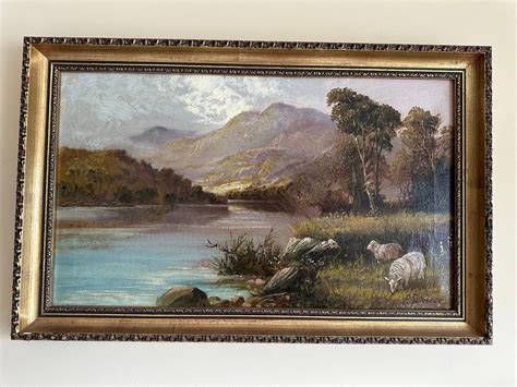 F Fortescue Sheep Painting 19th Century Mb33 1450106