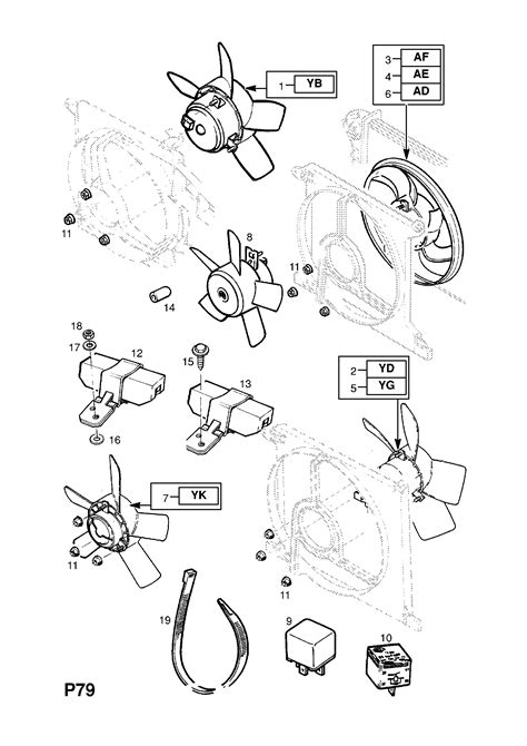 Opel Astra F Water Cooling Fan Opel Epc Online Nemigaparts
