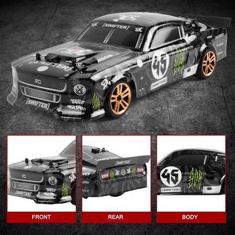 1 18 60km H Rc High Speed Drift Racing Car 4wd Off Road Vehicle Remote Control