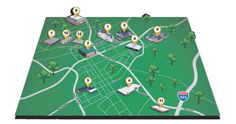 Brenau University Campus Map