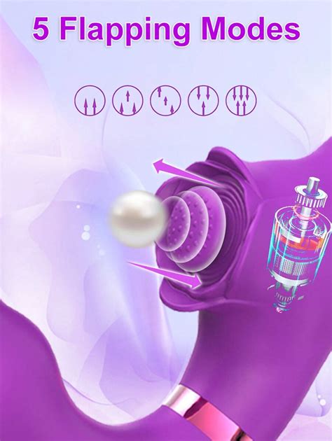 1PC Double Headed Flapping G Spot Vibrator Adult Sex Toys For Women