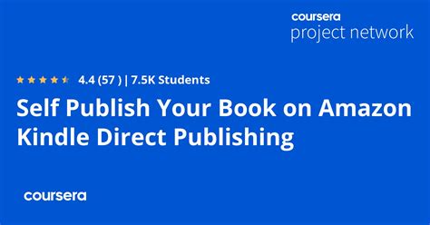 Self Publish Your Book On Amazon Kindle Direct Publishing