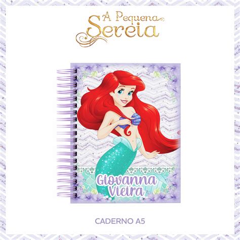 Caderno Da Pequena Sereia - Caderno Da Pequena Sereia - NAZAEDU