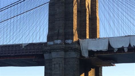 Brooklyn Bridge Tagged With Graffiti for the First Time Since Clinton ...