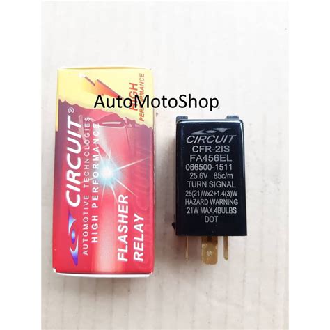 Circuit Japan Isuzu Nkr 4hf1 24v Flasher Relay Cfr 2is 066500 1511 Shopee Philippines