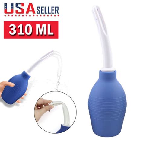 Anal Vaginal Bulb Douche Colonic Irrigation Rubber Enema Bag Cleaner