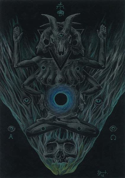 David Herrerias Tetraktys ”visions From The Void” Occult Art