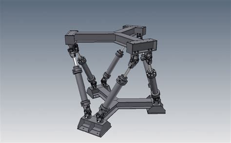 Octahedral Hexapod Mechanism Parallel Robot Keycreatorstlstep