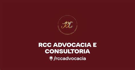 RCC ADVOCACIA E CONSULTORIA Instagram Facebook Linktree