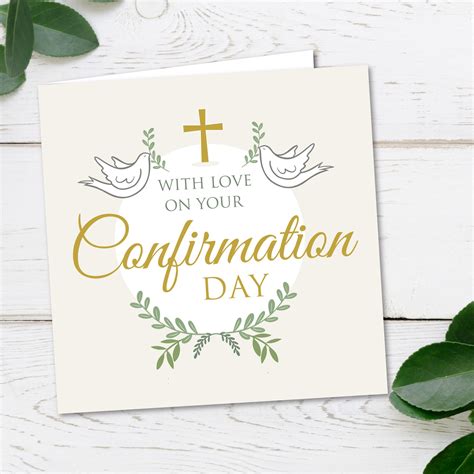 Confirmation Greeting Card V The Paperlane