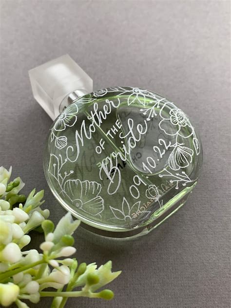 Floral Perfume Bottle Hand Engraving Cologne Bottle Engraving Etsy