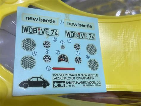 Tamiya Volkswagen New Beetle Vw Item