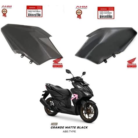 Jual 60601 K2S N00ZD Cover Sayap Depan Vario 160 Hitam Dof Kanan Kiri