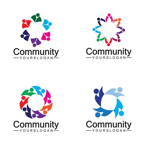 Community Logo Design Template for Teams or Groups.network and social ...